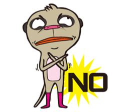 0.5mm Meerkat sticker #1472836