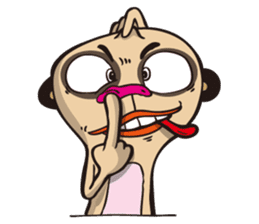 0.5mm Meerkat sticker #1472844