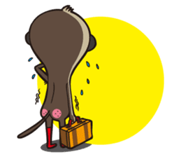 0.5mm Meerkat sticker #1472846