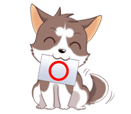 Cocoa Siberian Husky Vol.1 sticker #1473214