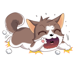 Cocoa Siberian Husky Vol.1 sticker #1473234