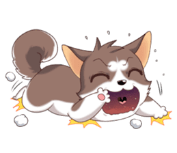 Cocoa Siberian Husky Vol.1 sticker #1473234
