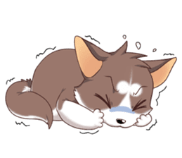 Cocoa Siberian Husky Vol.1 sticker #1473238