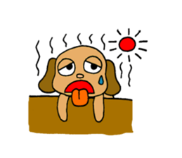 Stamp of feeling good animals sticker #1473293