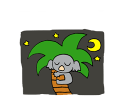 Stamp of feeling good animals sticker #1473297