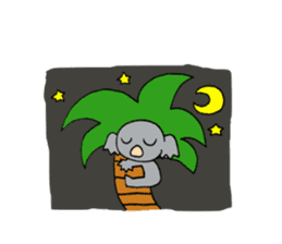 Stamp of feeling good animals sticker #1473297