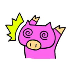 Stamp of feeling good animals sticker #1473301