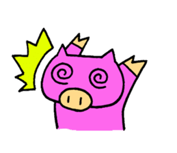 Stamp of feeling good animals sticker #1473301