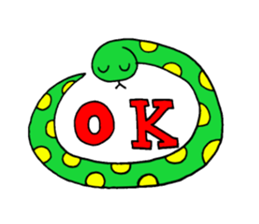 Stamp of feeling good animals sticker #1473302