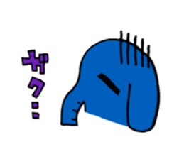 Stamp of feeling good animals sticker #1473320