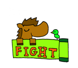 Stamp of feeling good animals sticker #1473322