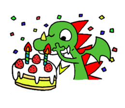 Stamp of feeling good animals sticker #1473327