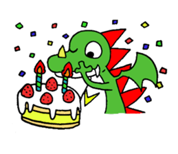 Stamp of feeling good animals sticker #1473327