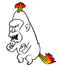 Monkey Hihi-chan sticker #1473473