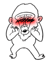 Monkey Hihi-chan sticker #1473482