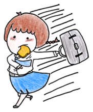 Ao-chan | Student life sticker #1473610