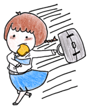 Ao-chan | Student life sticker #1473610