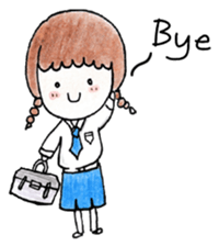 Ao-chan | Student life sticker #1473612