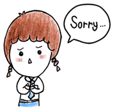 Ao-chan | Student life sticker #1473613