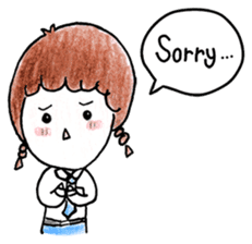 Ao-chan | Student life sticker #1473613