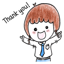 Ao-chan | Student life sticker #1473614