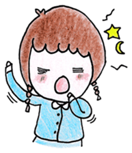 Ao-chan | Student life sticker #1473615