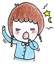 Ao-chan | Student life sticker #1473615