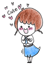 Ao-chan | Student life sticker #1473616