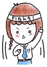 Ao-chan | Student life sticker #1473617