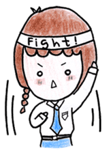 Ao-chan | Student life sticker #1473617