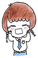 Ao-chan | Student life sticker #1473618
