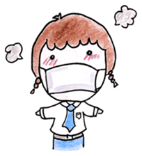 Ao-chan | Student life sticker #1473621