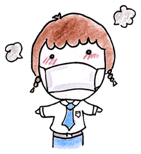 Ao-chan | Student life sticker #1473621