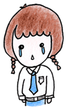 Ao-chan | Student life sticker #1473623