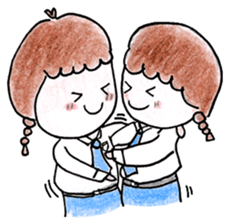 Ao-chan | Student life sticker #1473625