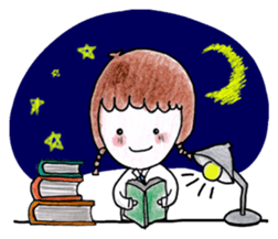 Ao-chan | Student life sticker #1473627
