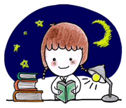 Ao-chan | Student life sticker #1473627