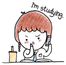 Ao-chan | Student life sticker #1473630