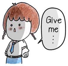 Ao-chan | Student life sticker #1473633