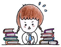Ao-chan | Student life sticker #1473634