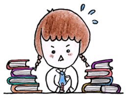 Ao-chan | Student life sticker #1473634