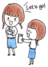 Ao-chan | Student life sticker #1473635