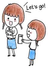 Ao-chan | Student life sticker #1473635