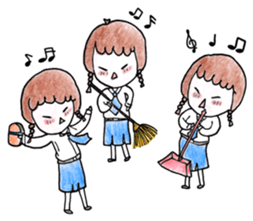 Ao-chan | Student life sticker #1473638