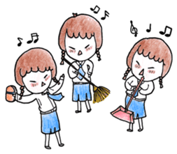 Ao-chan | Student life sticker #1473638