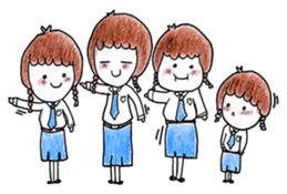 Ao-chan | Student life sticker #1473639
