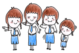 Ao-chan | Student life sticker #1473639