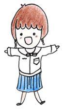 Ao-chan | Student life sticker #1473641