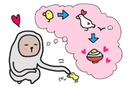 NAMAKEMONO Monko-san sticker #1473943