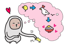 NAMAKEMONO Monko-san sticker #1473943